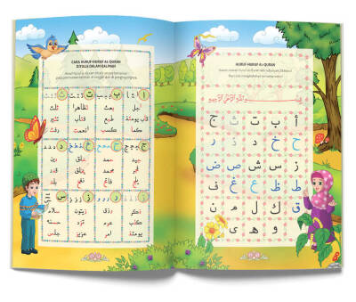 Malayca Kur'an Elifbası (Orta Boy) - 3
